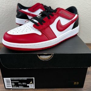 Air Jordan 1 Low FlyEase ‘White Gym Red’ (DM1206-163) Size 9 Men / 10.5 Women